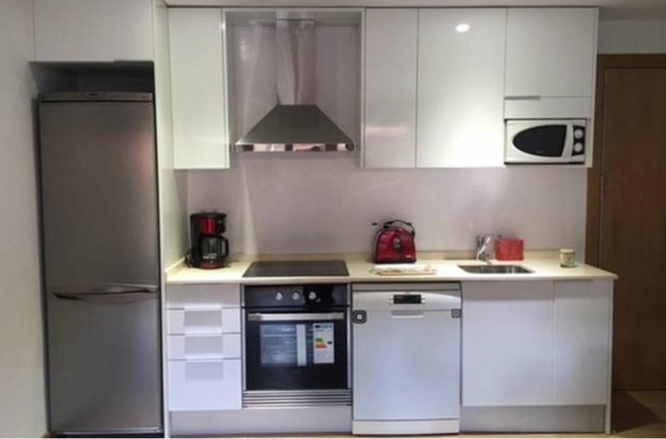 Kuchyň nebo kuchyňský kout v ubytování Precioso apartamento con vistas montaña o rio