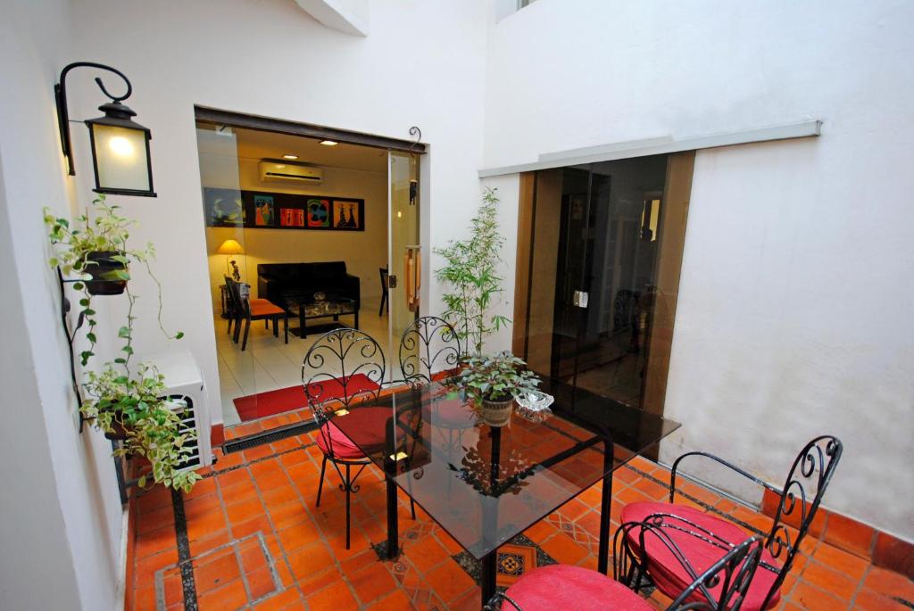 Ruang duduk di Giuseppe Suites Hotel