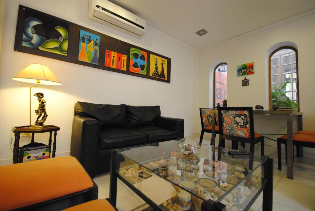 Ruang duduk di Giuseppe Suites Hotel