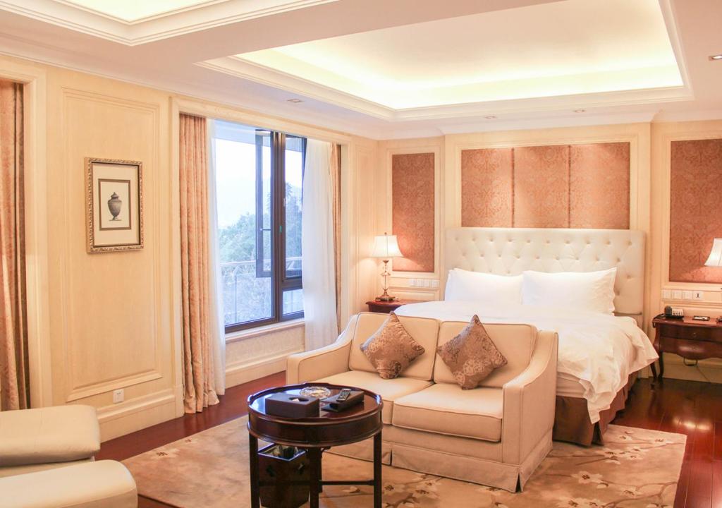 Posezení v ubytování Carp Islet Resort Fuzhou