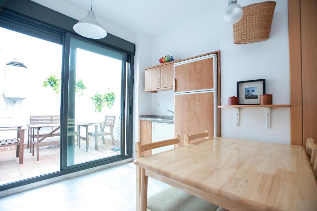 Kuchyň nebo kuchyňský kout v ubytování Apartamento San Bernardo