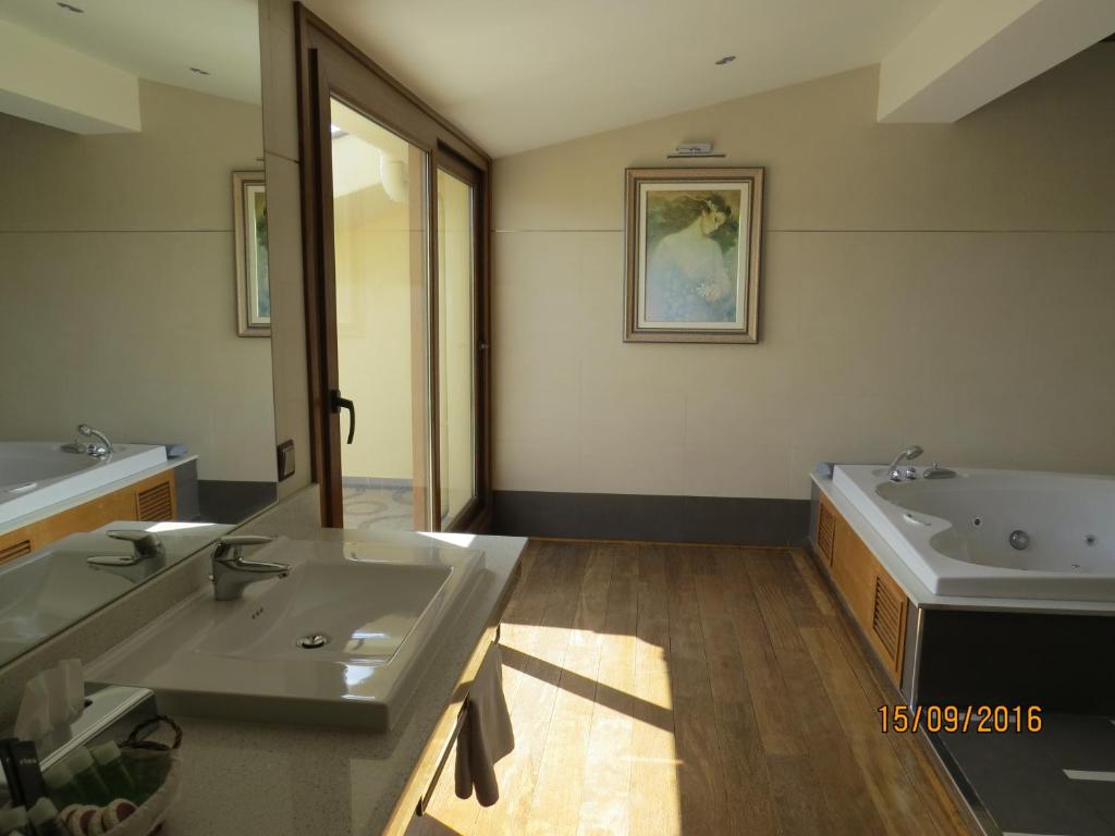 Koupelna v ubytování Hotel Ríos