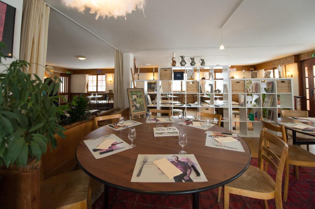 Restaurace v ubytování Hôtel des Haudères