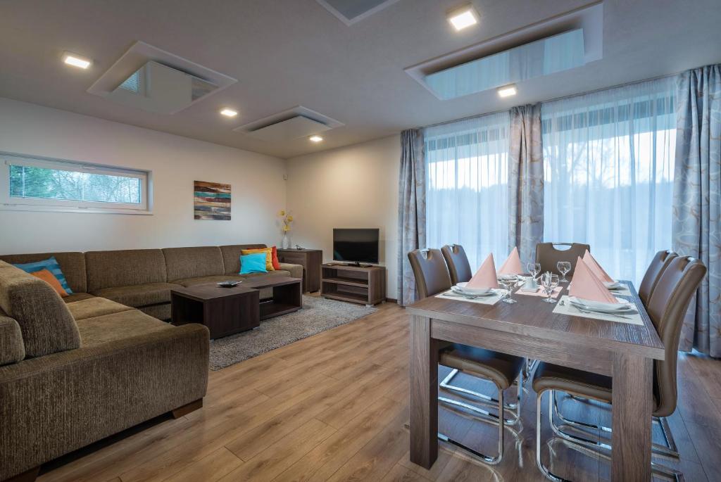 Posezení v ubytování Apartmánový Dom Kriváň