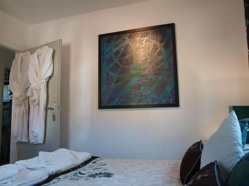 Postel nebo postele na pokoji v ubytování Schafberg Apartment