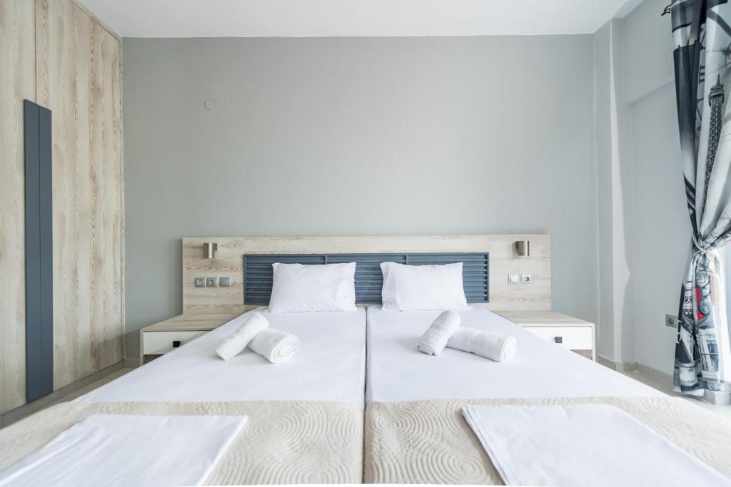 Posteľ alebo postele v izbe v ubytovaní Maritina Apartments