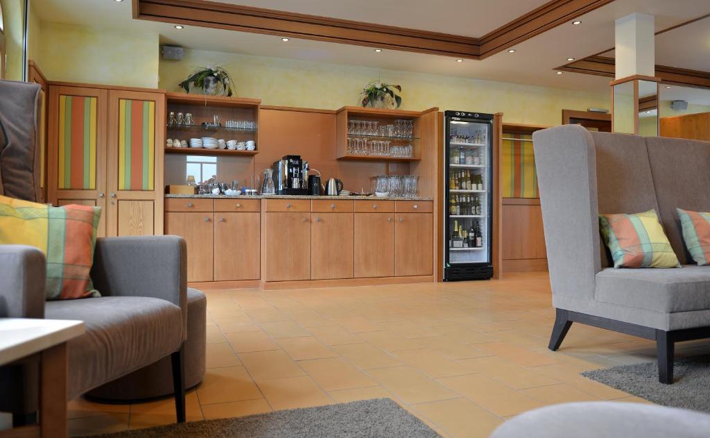 Posezení v ubytování Hotel Goldenes Fass in Rothenburg ob der Tauber