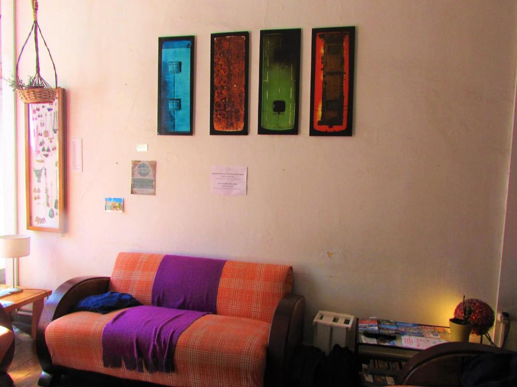 Posezení v ubytování Casa Volante Hostal