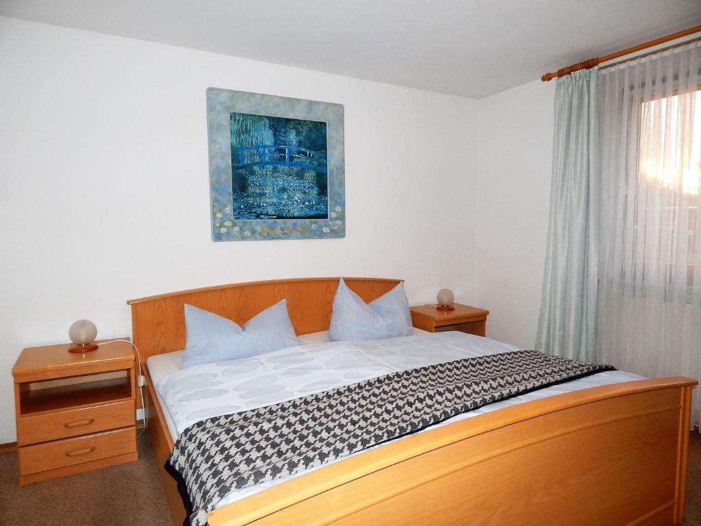 Postel nebo postele na pokoji v ubytování Ferienwohnung Vogl