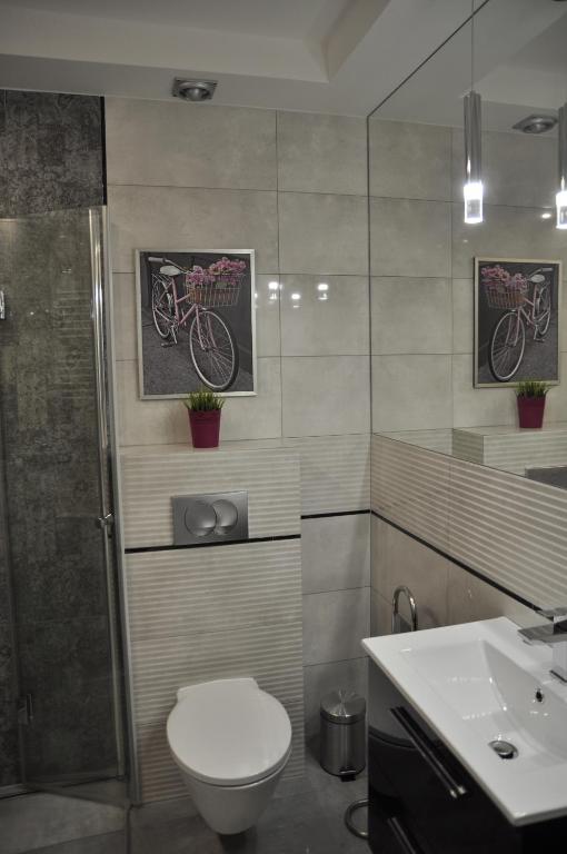 Kúpeľňa v ubytovaní Apartament Lesne Wzgorze
