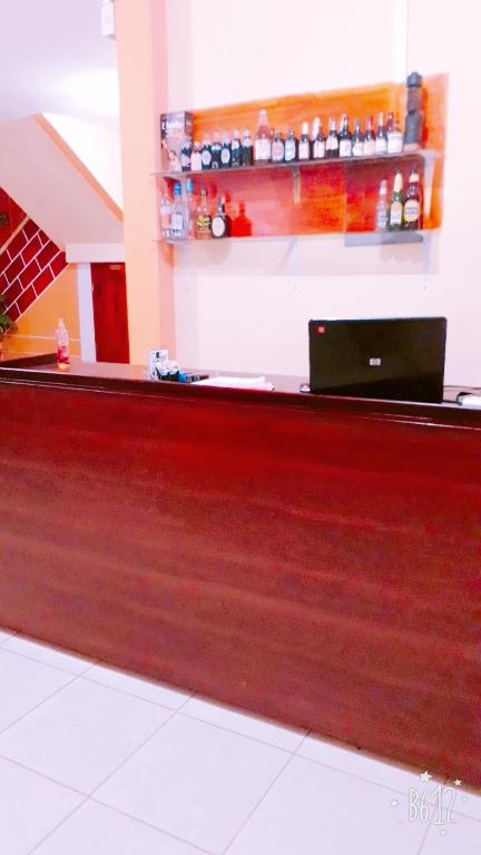 TV a/nebo společenská místnost v ubytování Hostal Montecarlos