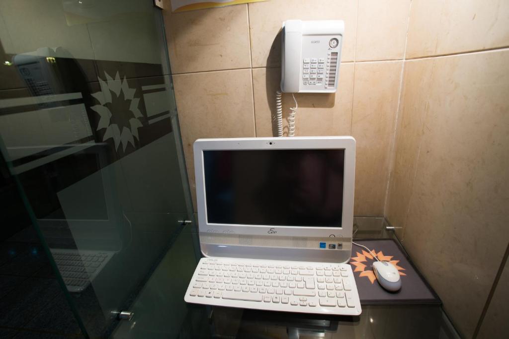 TV a/nebo společenská místnost v ubytování Hotel Solaris