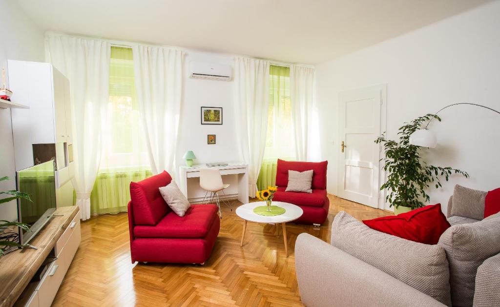 Posezení v ubytování Apartman Zagreb Mandić
