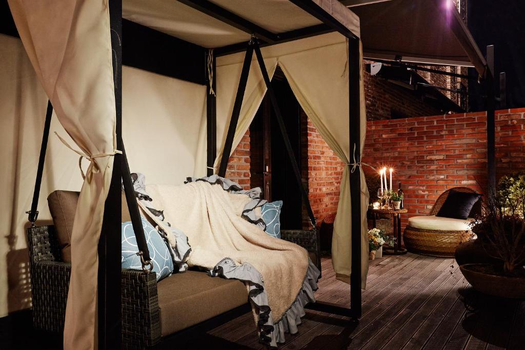 Posezení v ubytování Roseto Hotel