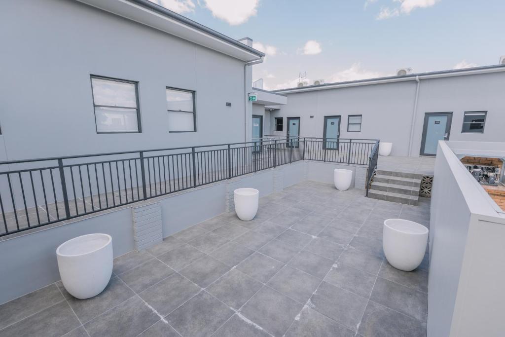 Balkón nebo terasa v ubytování Studios On Beaumont