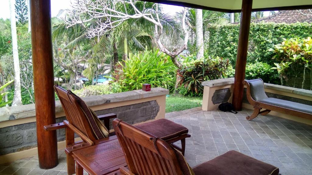 Zahrada ubytování Gajah Mina Beach Resort