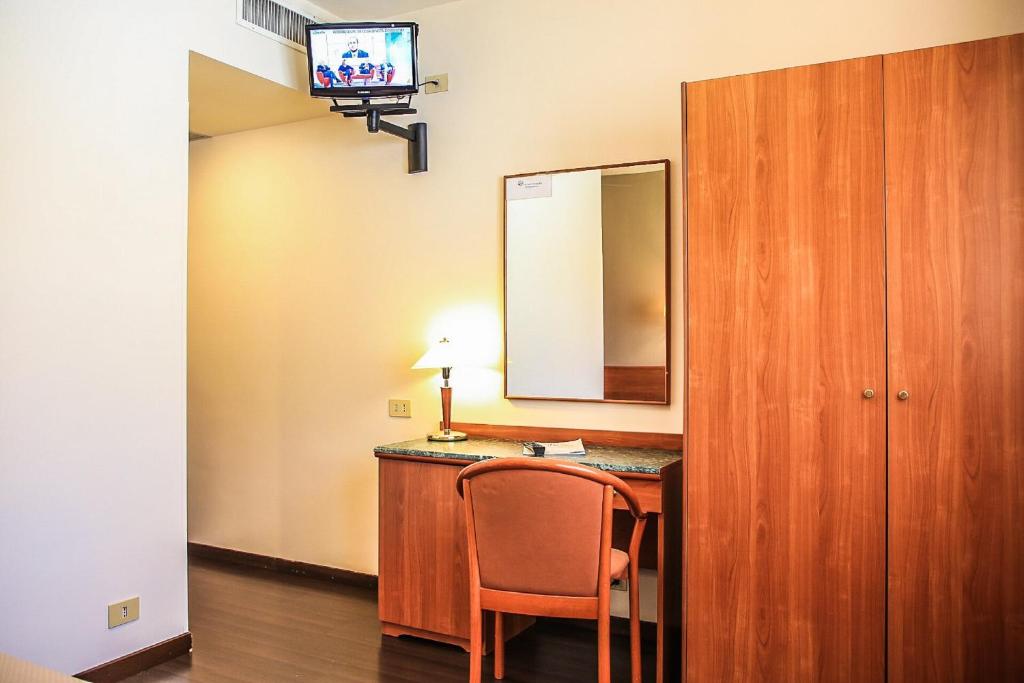 TV a/nebo společenská místnost v ubytování Hotel Sisto V