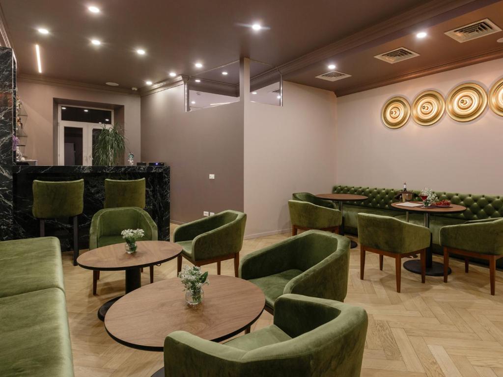 Posezení v ubytování UNO Design Hotel