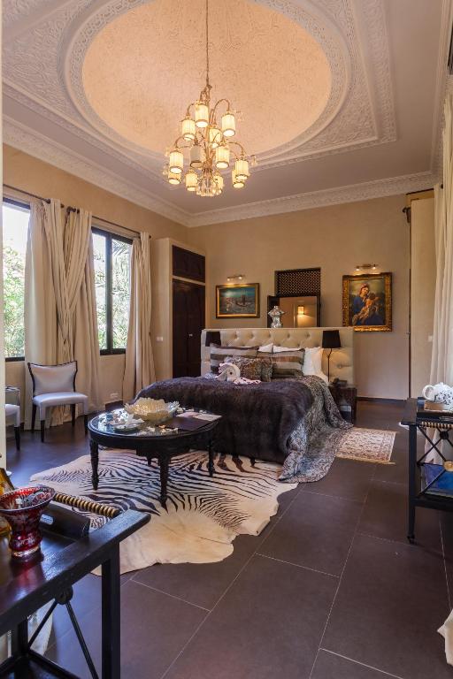 Kuchyň nebo kuchyňský kout v ubytování Le Palais Rhoul and Spa