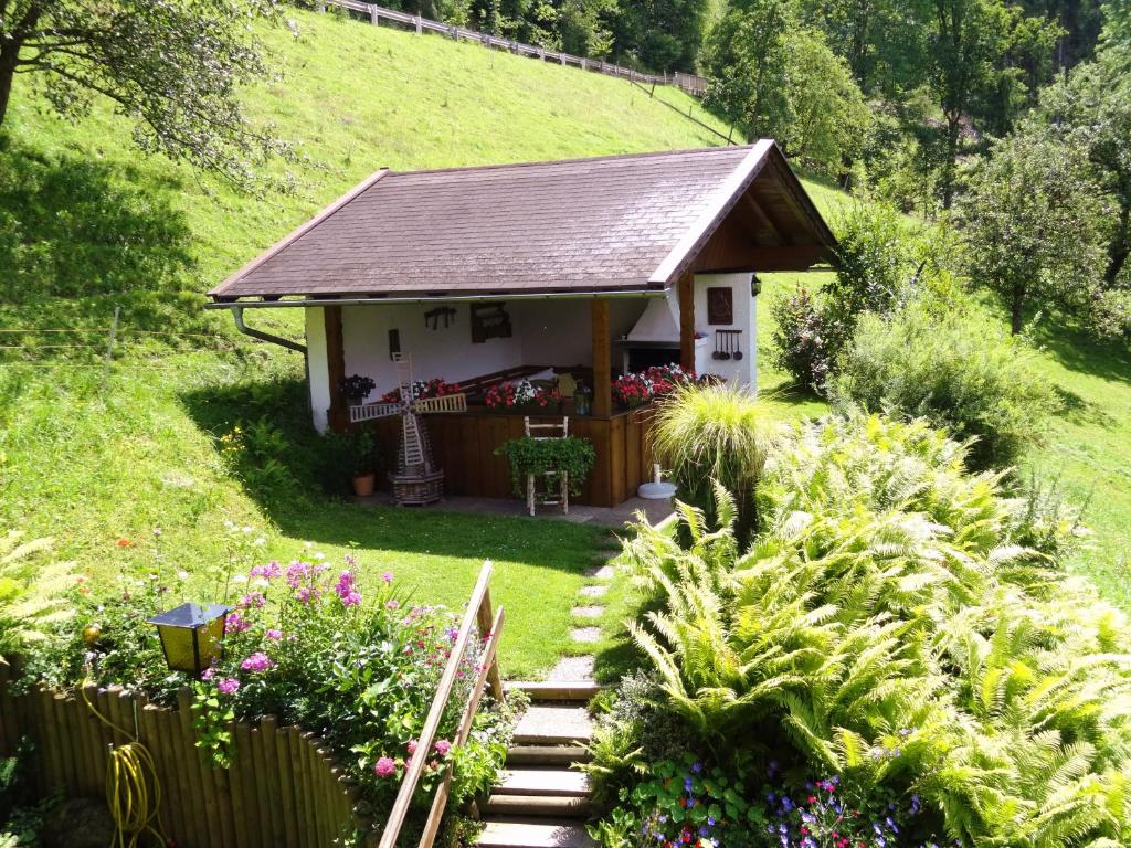 Zahrada ubytování Pension Appartements Reithof