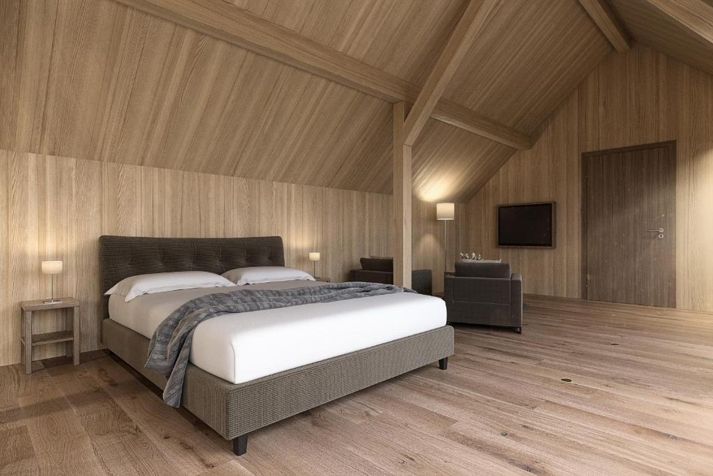 Postel nebo postele na pokoji v ubytování Hotel Restaurant Mohren