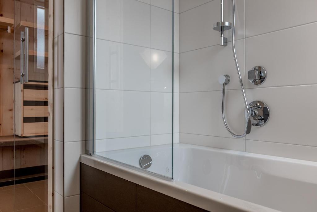 Koupelna v ubytování Hotel Garni Pirchhütt