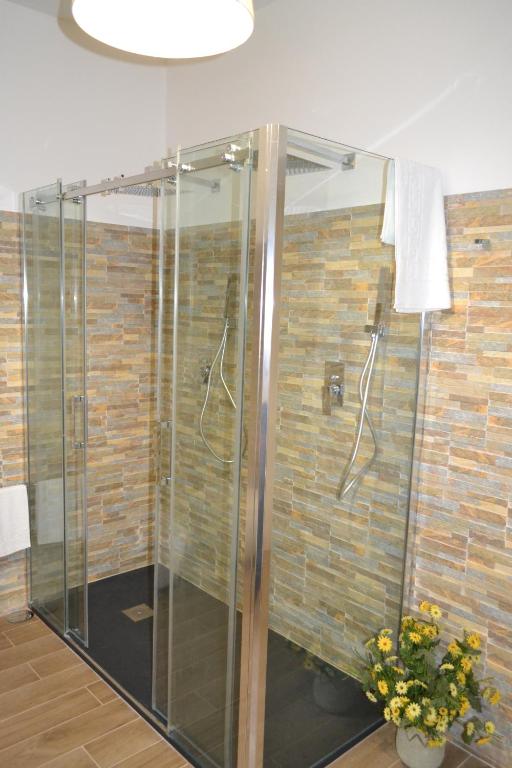 Koupelna v ubytování B&B LINEABLU