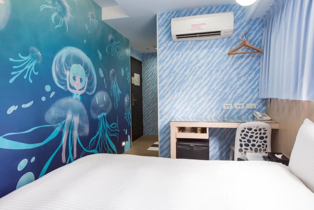 Postel nebo postele na pokoji v ubytování Morwing Hotel - Culture Vogue