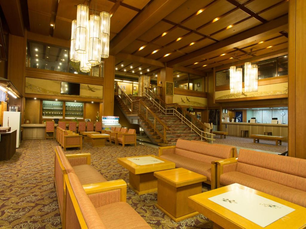 Posezení v ubytování Ikaho Grand Hotel