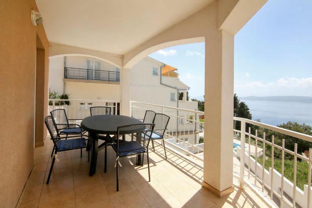 Balkón nebo terasa v ubytování Mimice Bay Apartments
