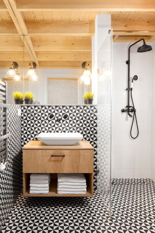 Kúpeľňa v ubytovaní Miód Malvina Apartamenty