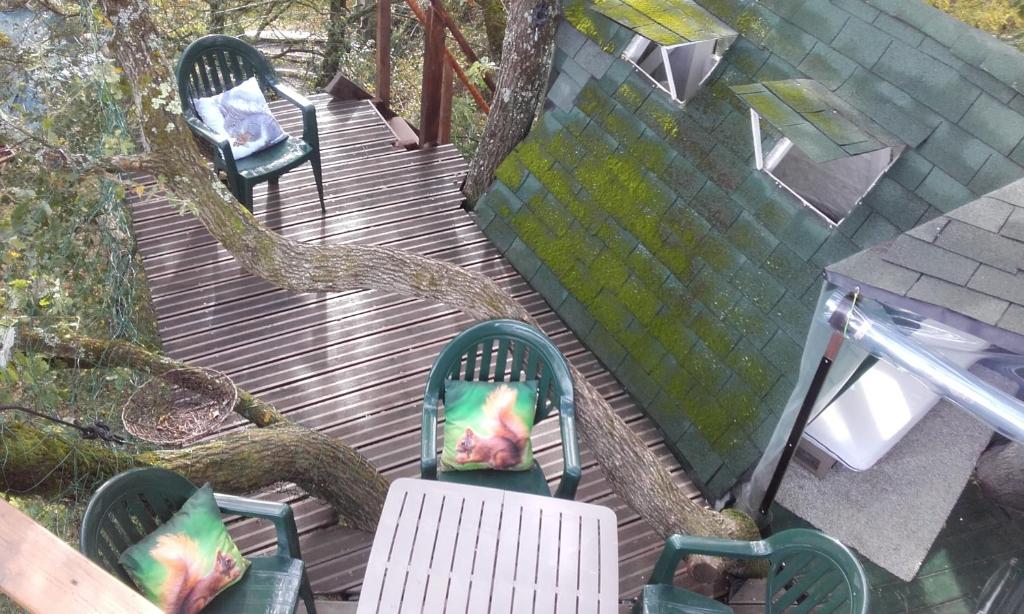 Zahrada ubytování B&B La Cabane Insolite