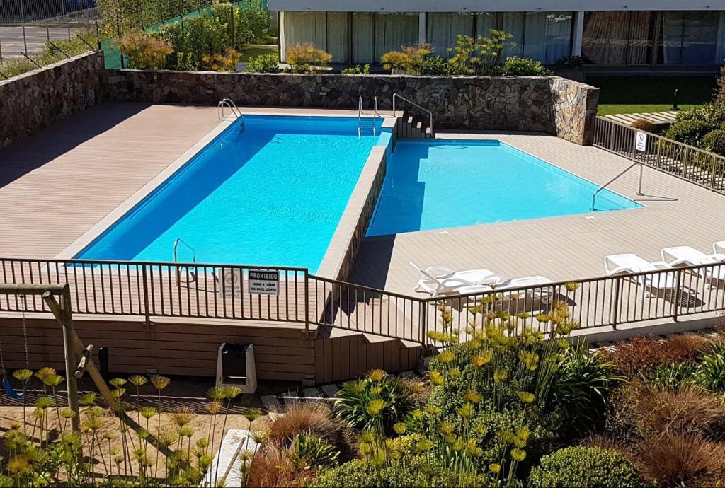 Swimmingpoolen hos eller tæt på Departamento en Reñaca 2D-2B edificio Reñaca Park II