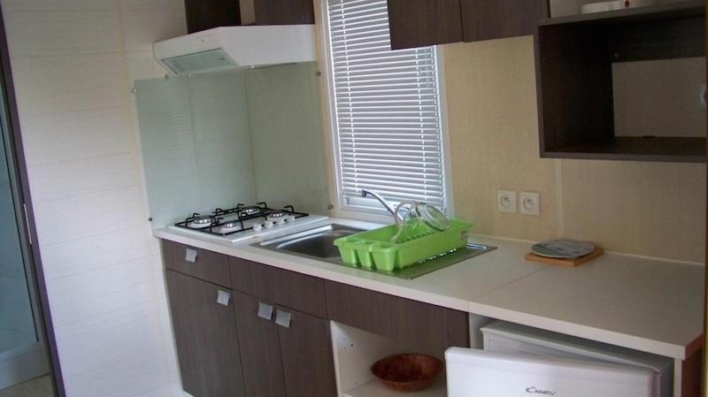 Kuchyň nebo kuchyňský kout v ubytování Camping Via Romana