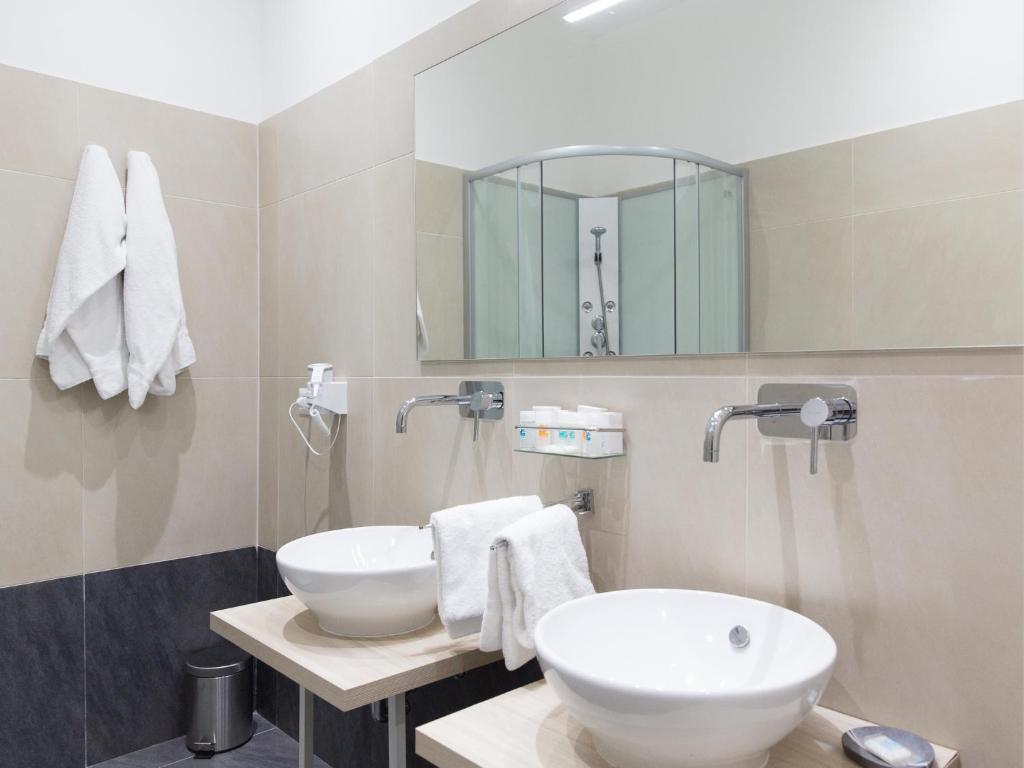 Koupelna v ubytování Venustas Roma Hotel