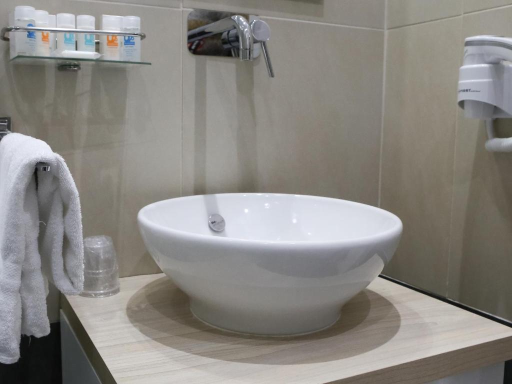 Koupelna v ubytování Venustas Roma Hotel