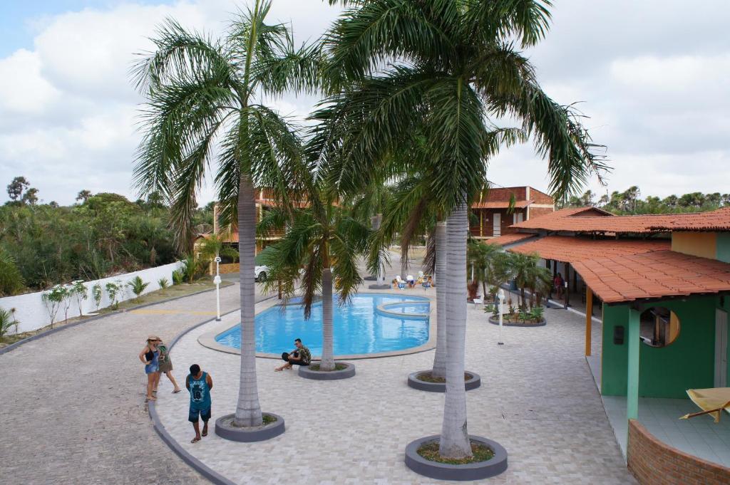 Bassein majutusasutuses Chalé Temporada Porto dos Lençóis - Lençóis Maranhenses või selle lähedal