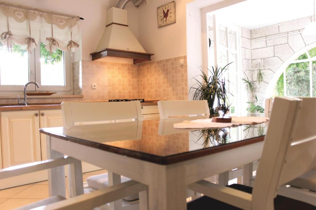 Kuchyň nebo kuchyňský kout v ubytování Villa Korčula
