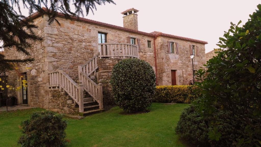 A garden outside Casa de Barreiro