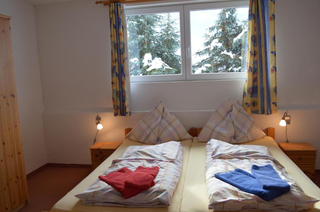 Postel nebo postele na pokoji v ubytování Chalet Kammleitn