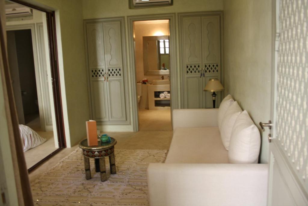 Posezení v ubytování Riad Shama Suites & Spa