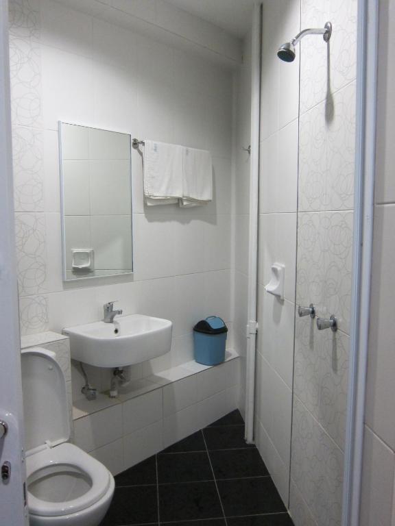 Koupelna v ubytování Oriental Inn