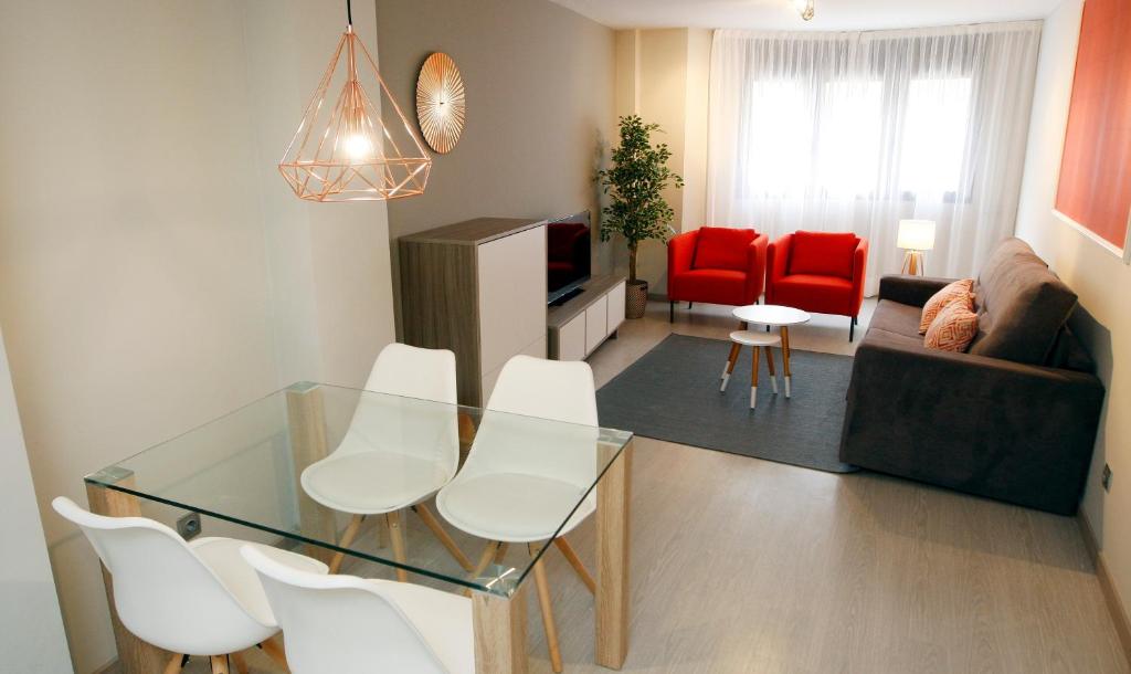 Posezení v ubytování Apartamentos Real Lleida