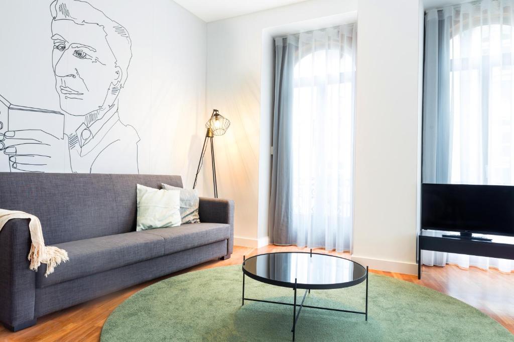 Posezení v ubytování Orpheus - Miguel Torga - UNESCO Heritage