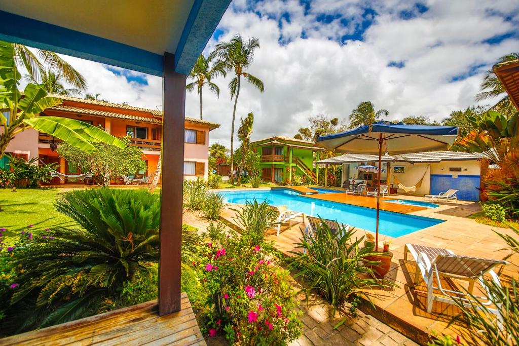 Bazén v ubytování Residence Pé na Areia nebo v jeho okolí