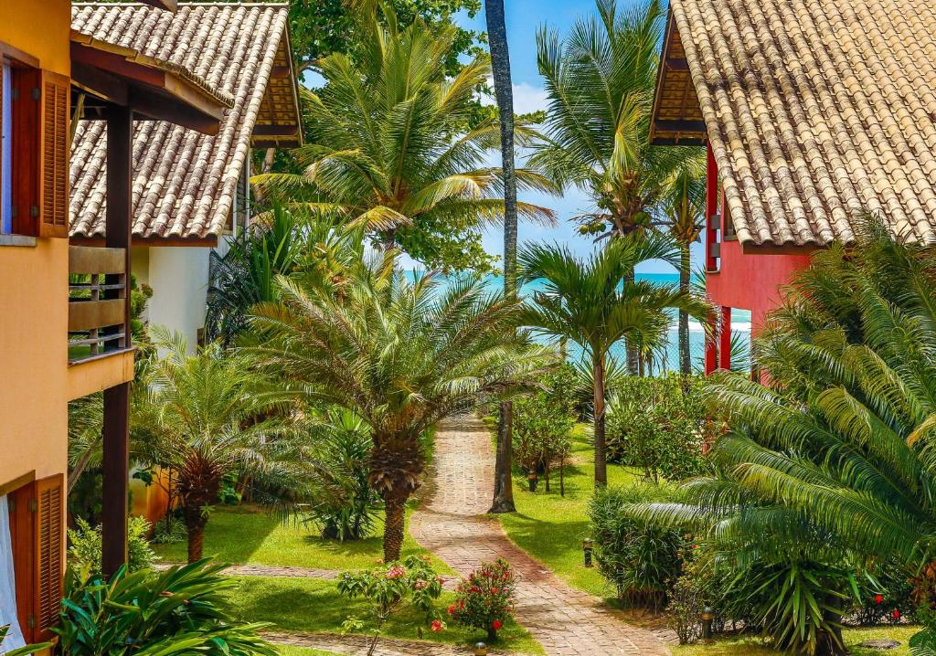 Zahrada ubytování Residence Pé na Areia