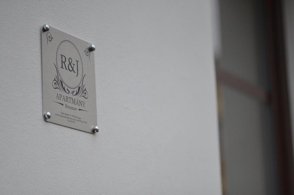 Certifikát, hodnocení, plakát nebo jiný dokument vystavený v ubytování R&J apartmány