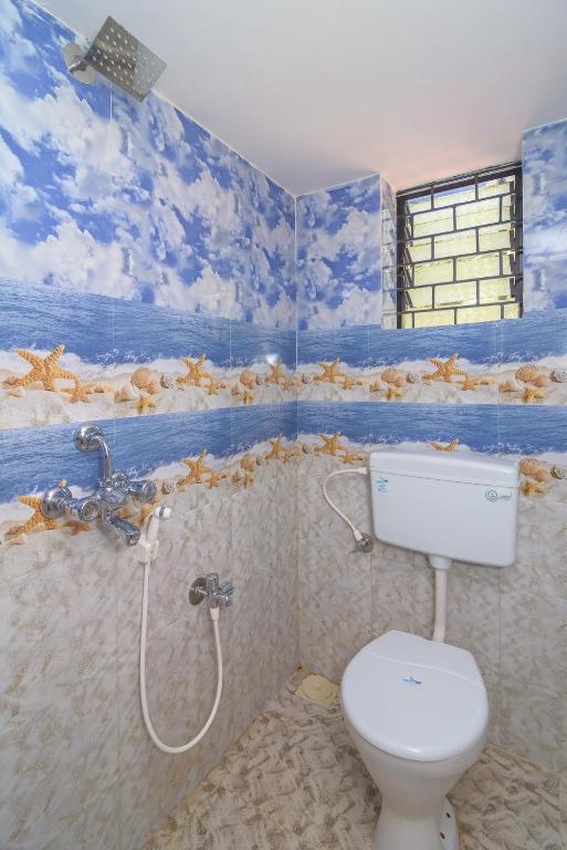 Koupelna v ubytování Casa Nobert