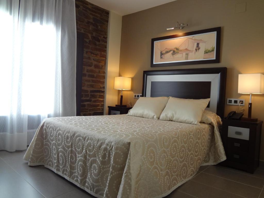 Postel nebo postele na pokoji v ubytování Hotel Rural Real de Poqueira