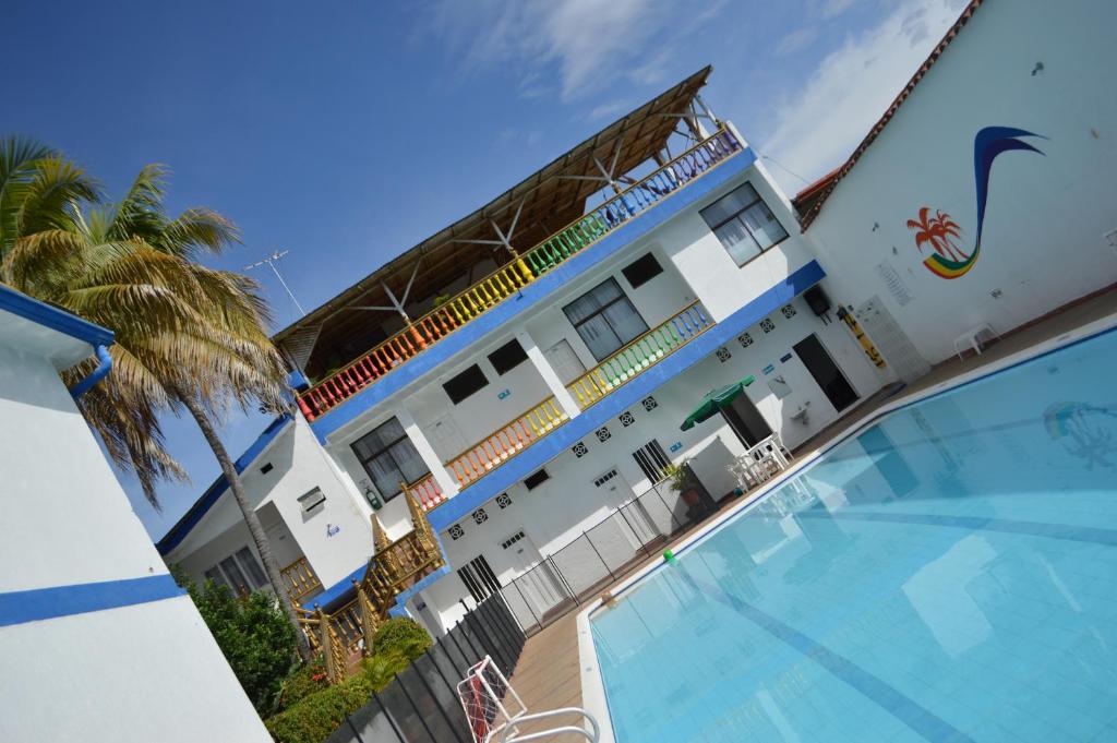 Bazén v ubytování Hotel Joohn Gay only LGBTIQ nebo v jeho okolí